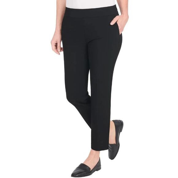 New HILARY RADLEY Women's Black Pull-On Ankle Pants Size XL - Picture 1 of 6